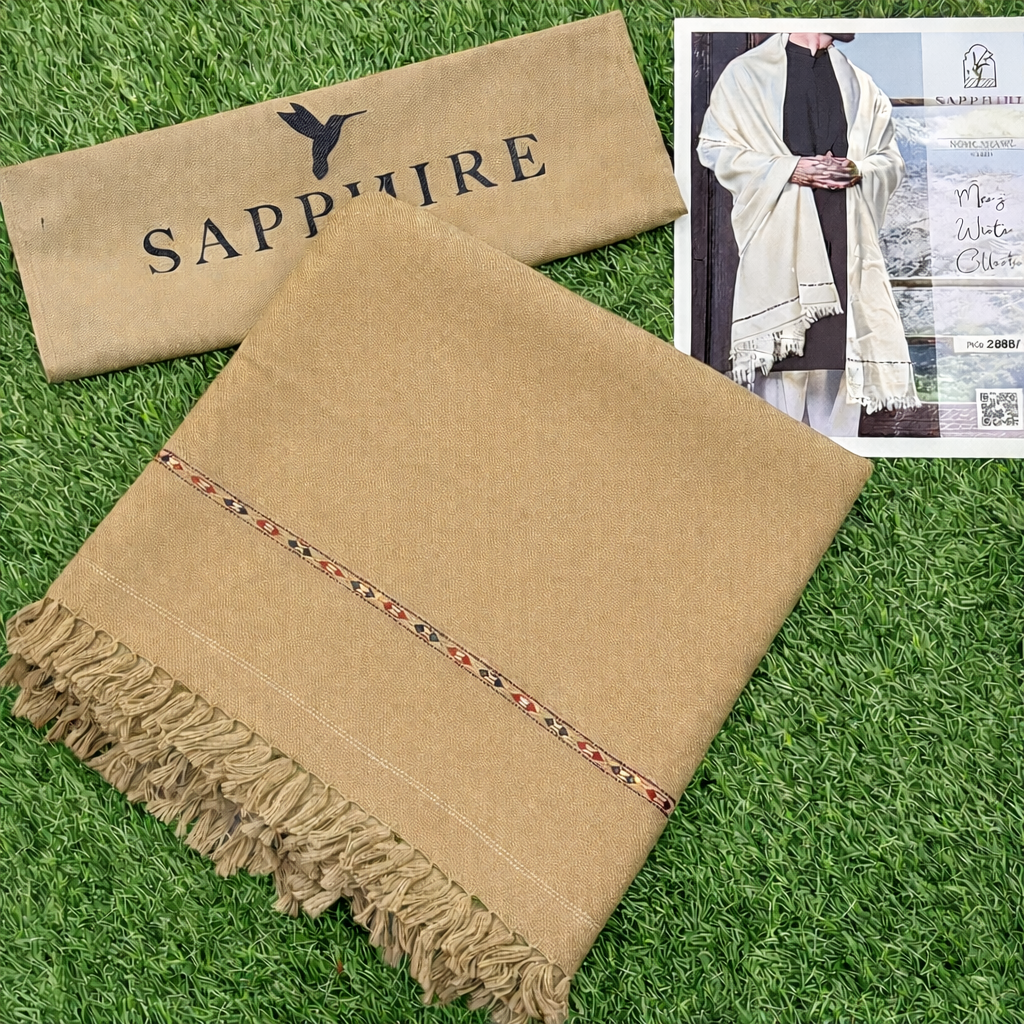 Soft & Warm Dark Skin Shawl – 100% Claric Wool