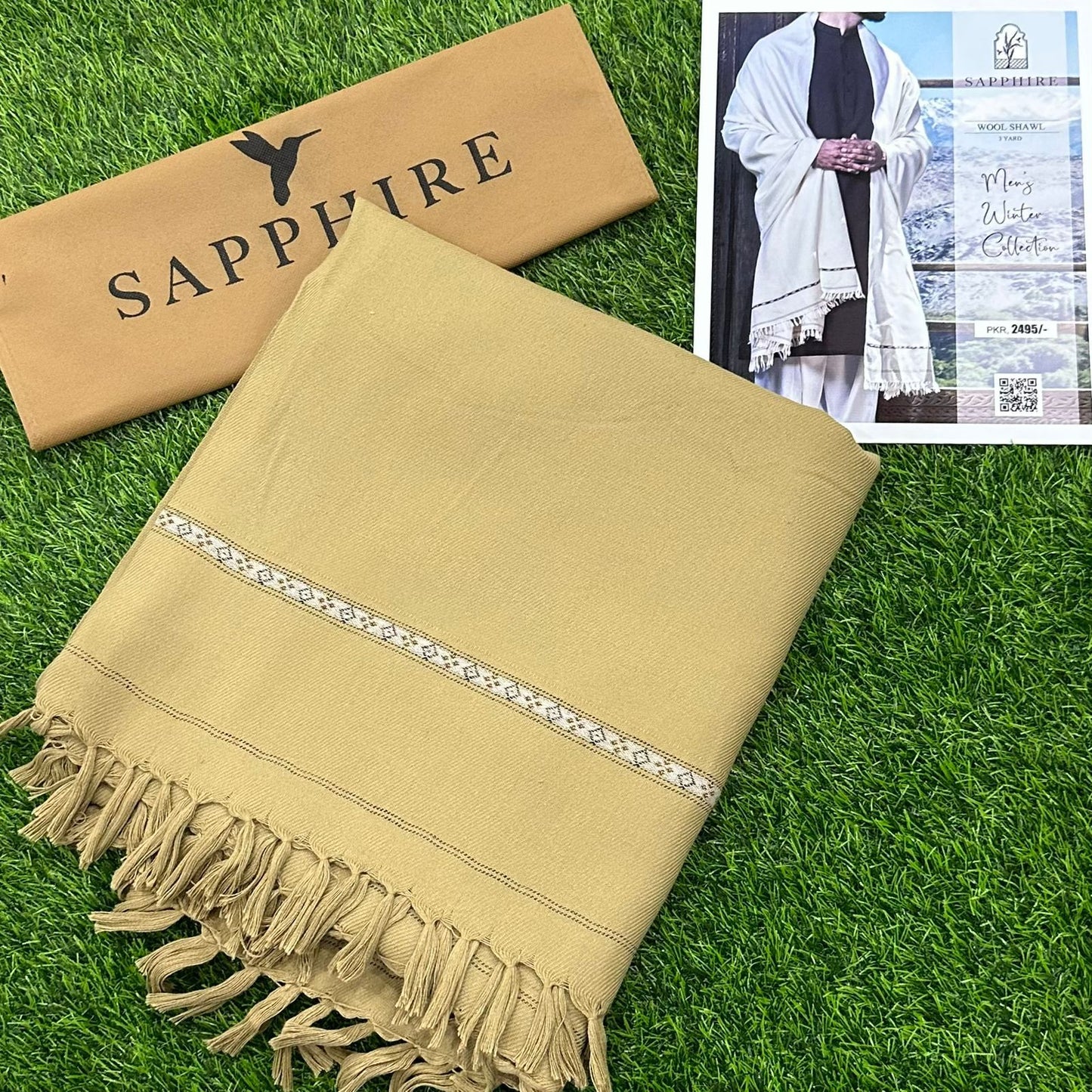 Soft & Warm Skin Shawl – 100% Claric Wool