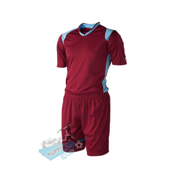 Maroon Soccer Uniform Kit for Teams & Clubs